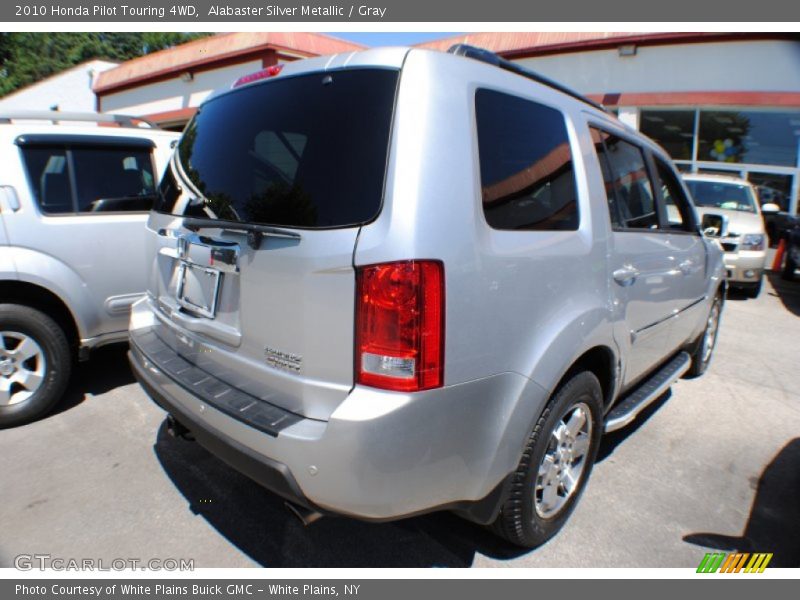 Alabaster Silver Metallic / Gray 2010 Honda Pilot Touring 4WD