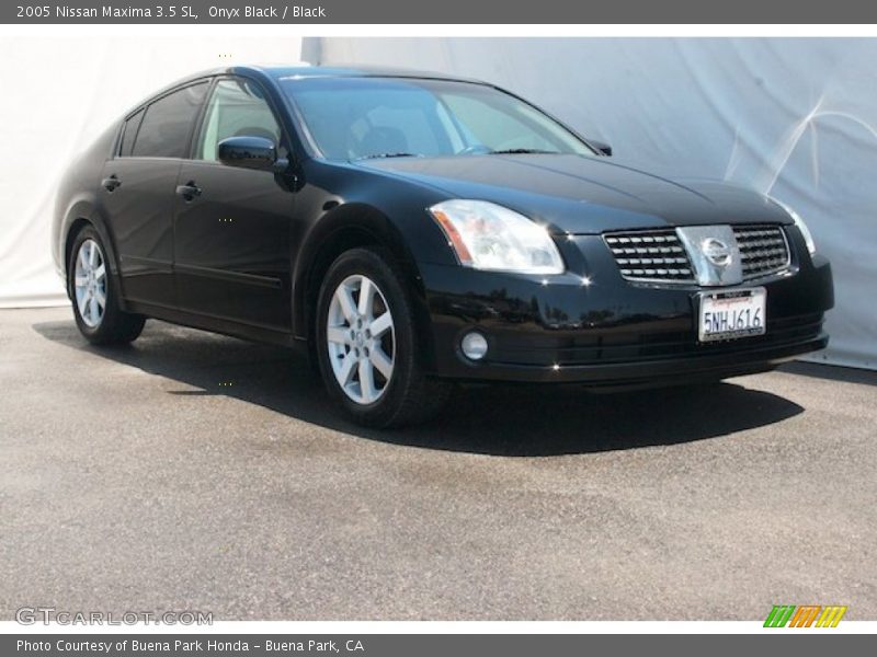 Onyx Black / Black 2005 Nissan Maxima 3.5 SL