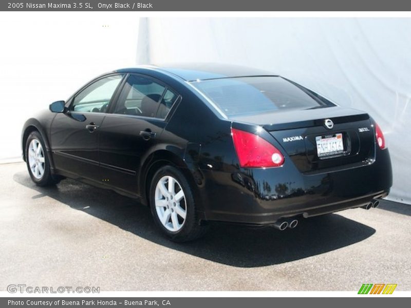 Onyx Black / Black 2005 Nissan Maxima 3.5 SL