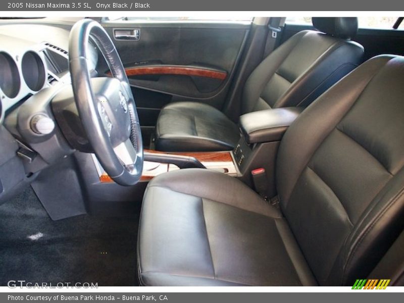 Onyx Black / Black 2005 Nissan Maxima 3.5 SL