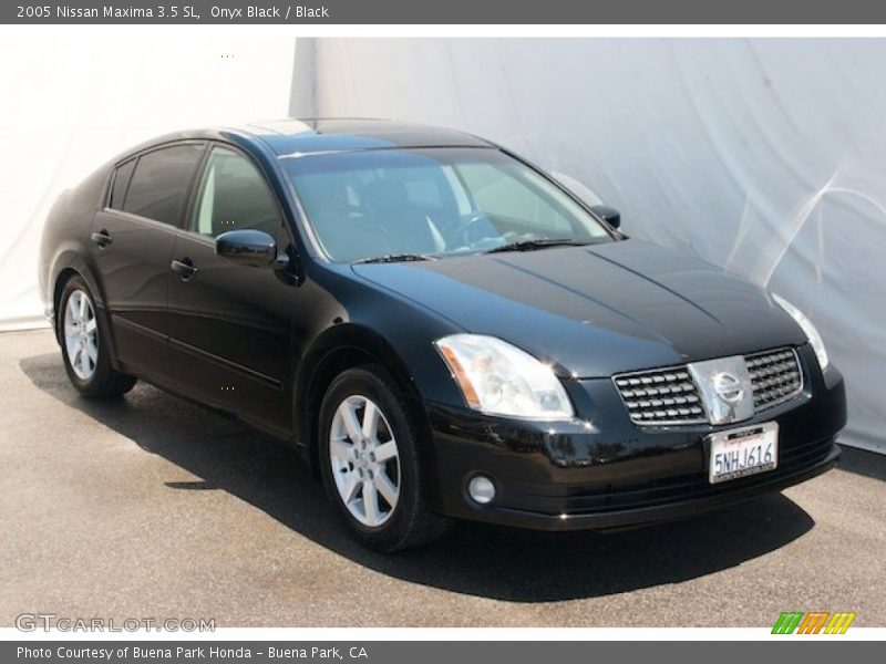 Onyx Black / Black 2005 Nissan Maxima 3.5 SL