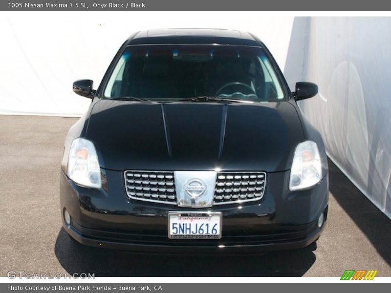 Onyx Black / Black 2005 Nissan Maxima 3.5 SL