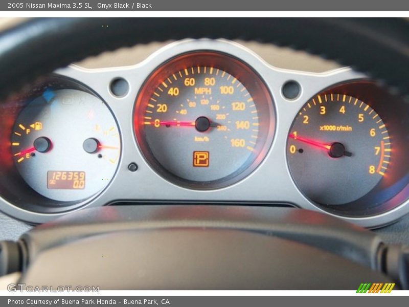 Onyx Black / Black 2005 Nissan Maxima 3.5 SL