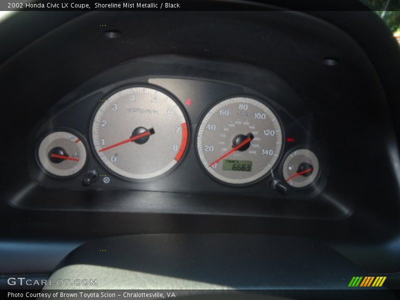  2002 Civic LX Coupe LX Coupe Gauges