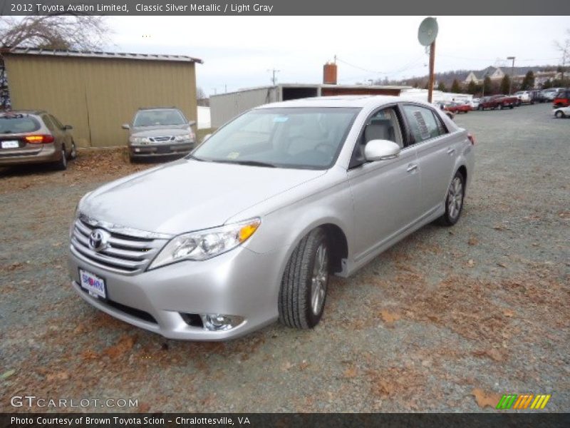 Classic Silver Metallic / Light Gray 2012 Toyota Avalon Limited