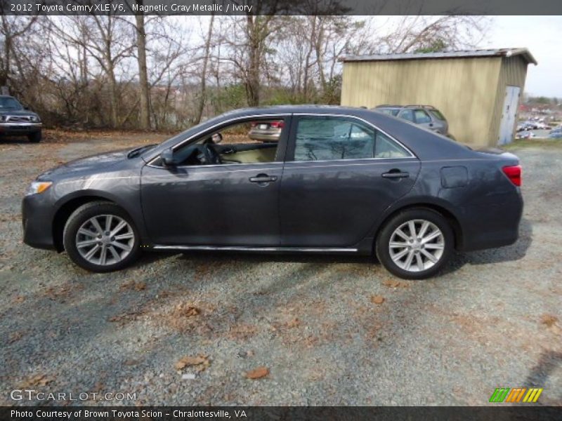 Magnetic Gray Metallic / Ivory 2012 Toyota Camry XLE V6