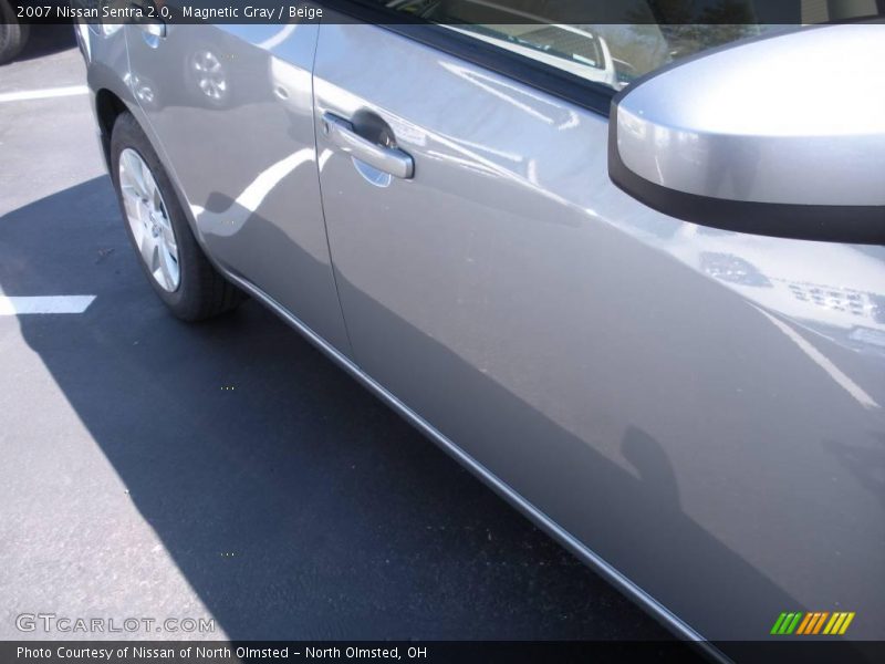 Magnetic Gray / Beige 2007 Nissan Sentra 2.0