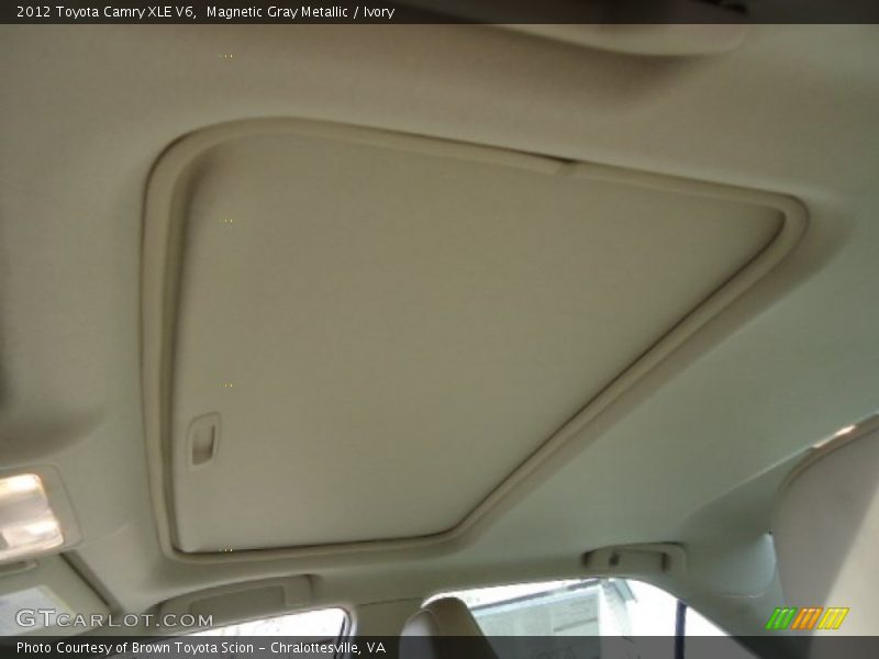 Magnetic Gray Metallic / Ivory 2012 Toyota Camry XLE V6