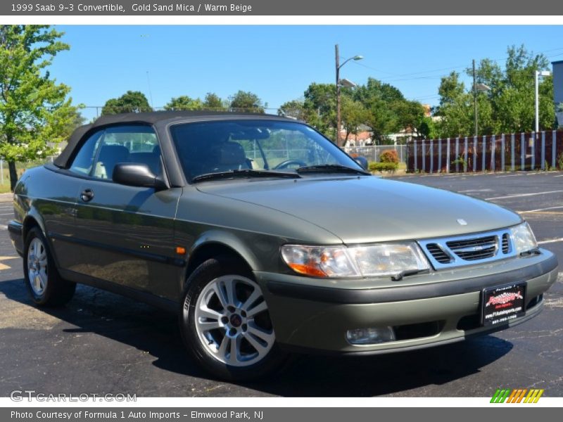 Front 3/4 View of 1999 9-3 Convertible