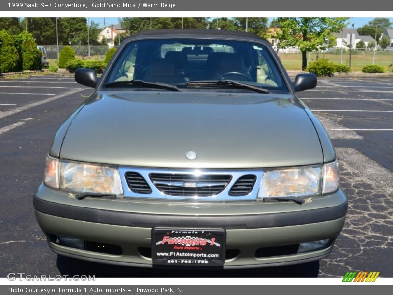 Gold Sand Mica / Warm Beige 1999 Saab 9-3 Convertible