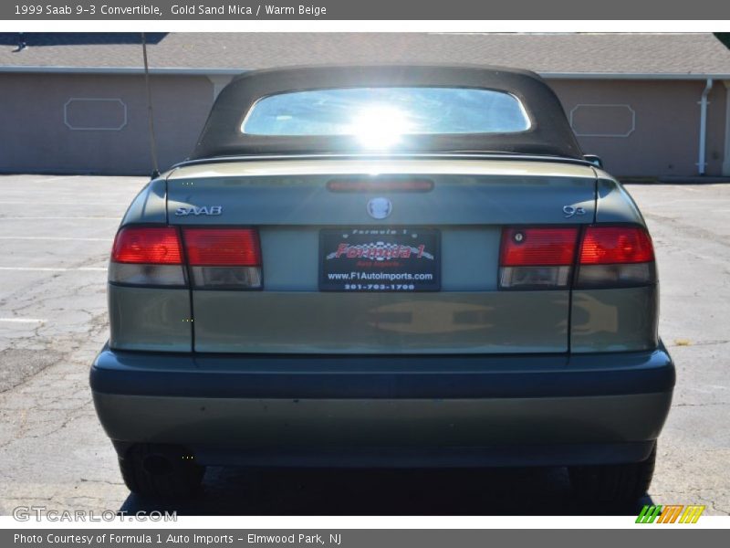 Gold Sand Mica / Warm Beige 1999 Saab 9-3 Convertible