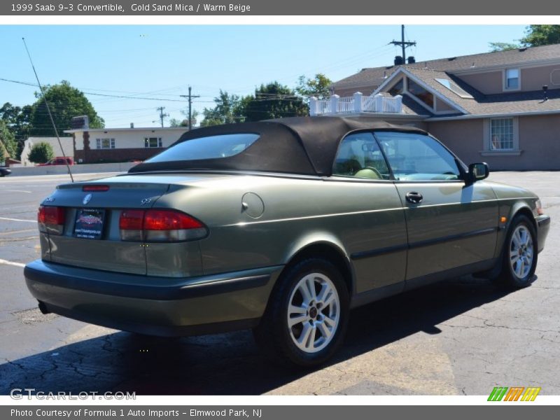 Gold Sand Mica / Warm Beige 1999 Saab 9-3 Convertible