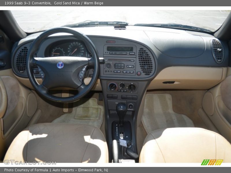 Gold Sand Mica / Warm Beige 1999 Saab 9-3 Convertible