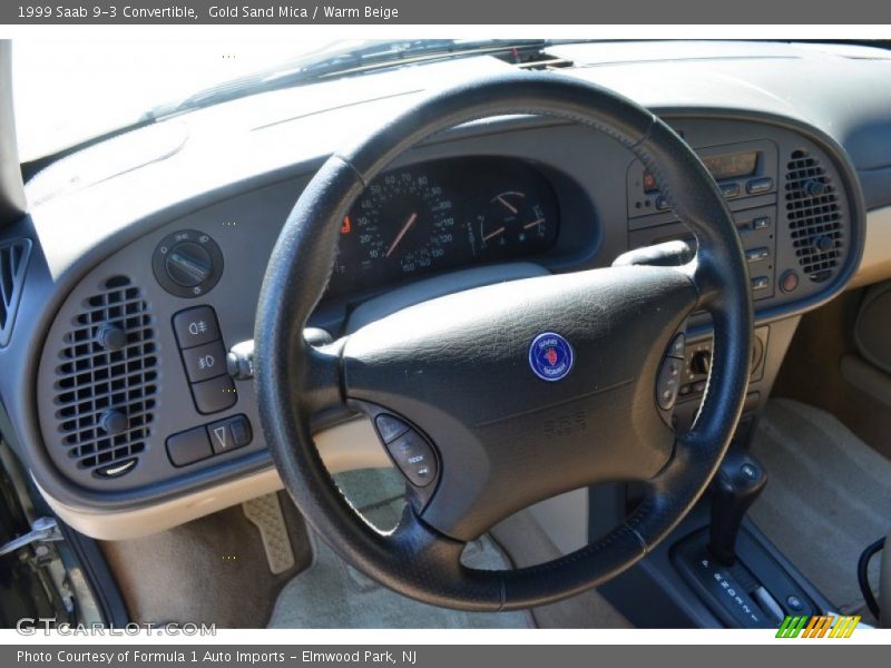 Gold Sand Mica / Warm Beige 1999 Saab 9-3 Convertible