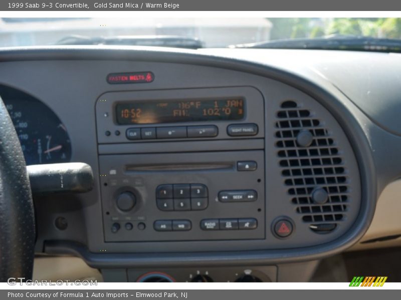Gold Sand Mica / Warm Beige 1999 Saab 9-3 Convertible