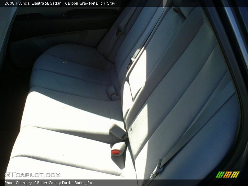 Carbon Gray Metallic / Gray 2008 Hyundai Elantra SE Sedan