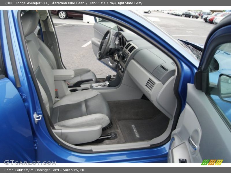 Marathon Blue Pearl / Dark Slate Gray/Light Slate Gray 2008 Dodge Avenger SXT
