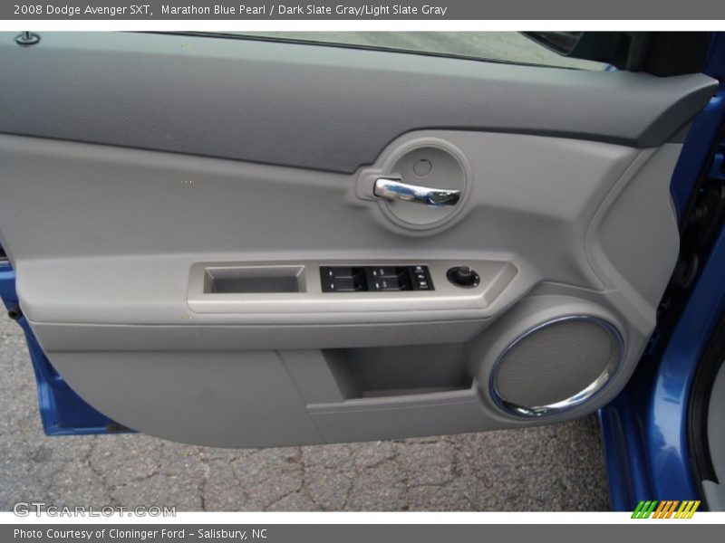 Marathon Blue Pearl / Dark Slate Gray/Light Slate Gray 2008 Dodge Avenger SXT