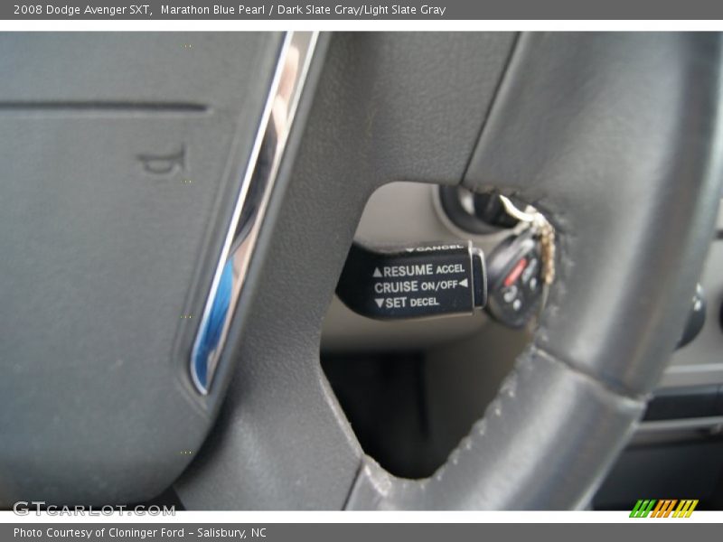 Marathon Blue Pearl / Dark Slate Gray/Light Slate Gray 2008 Dodge Avenger SXT