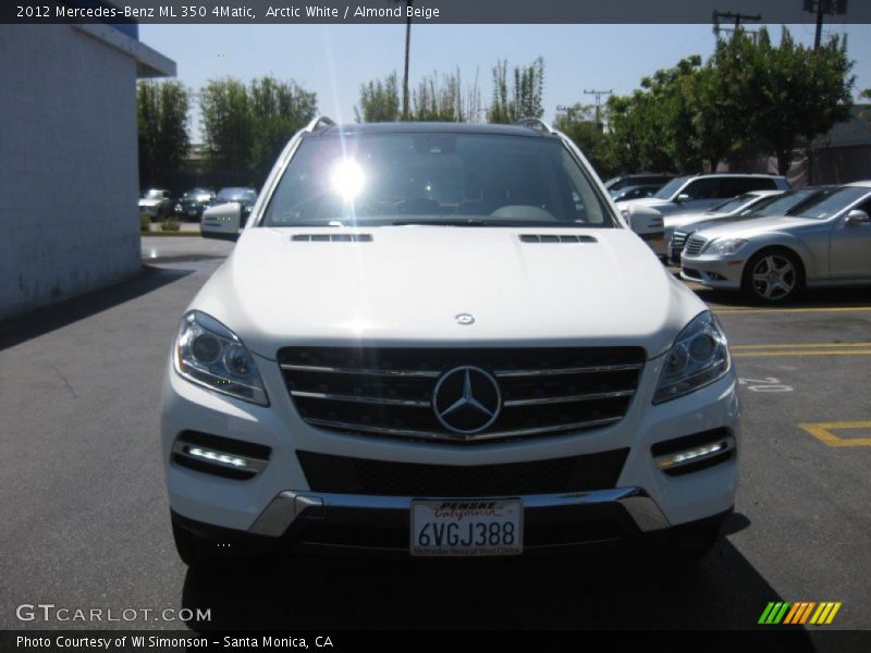 Arctic White / Almond Beige 2012 Mercedes-Benz ML 350 4Matic
