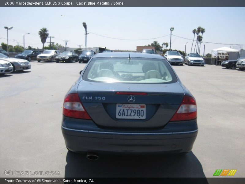 Cadet Blue Metallic / Stone 2006 Mercedes-Benz CLK 350 Coupe