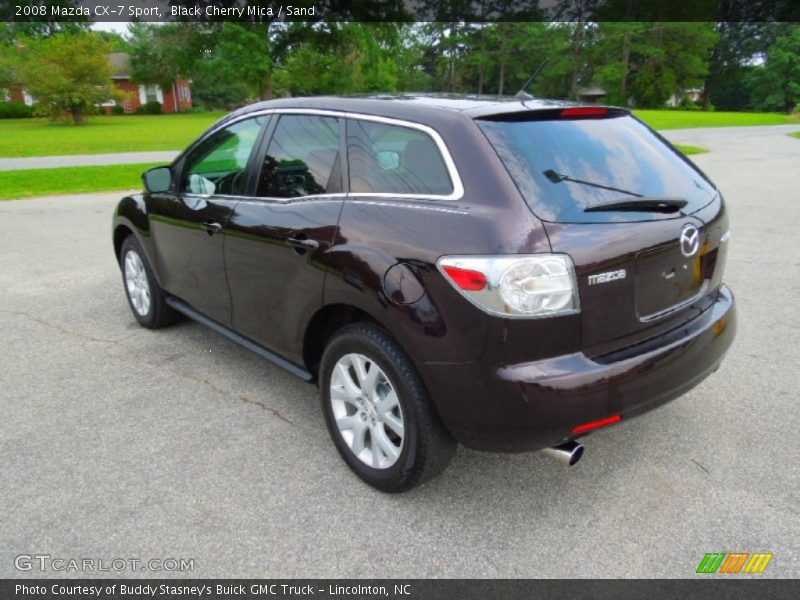 Black Cherry Mica / Sand 2008 Mazda CX-7 Sport