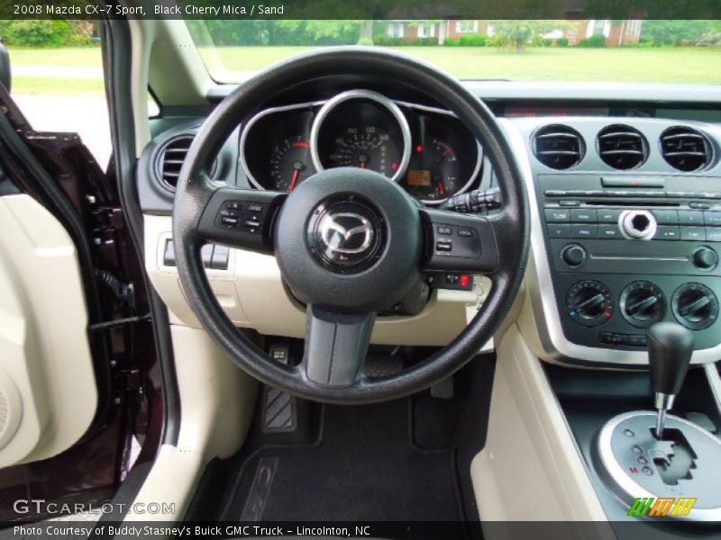 Black Cherry Mica / Sand 2008 Mazda CX-7 Sport