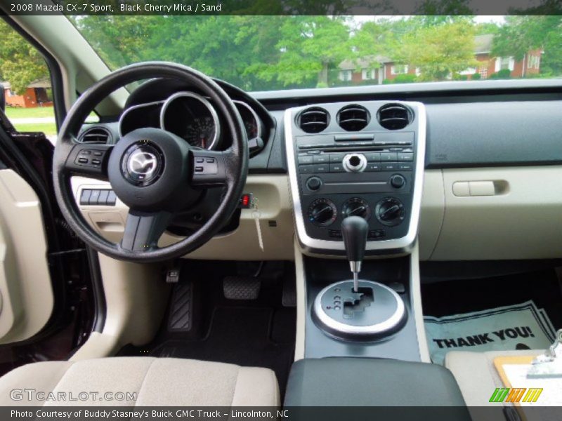 Black Cherry Mica / Sand 2008 Mazda CX-7 Sport