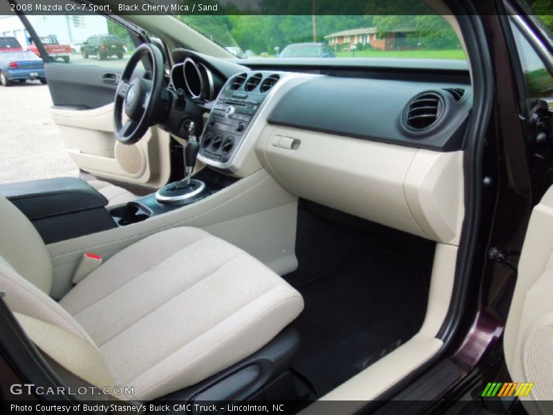 Black Cherry Mica / Sand 2008 Mazda CX-7 Sport