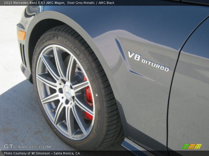 Steel Grey Metallic / AMG Black 2013 Mercedes-Benz E 63 AMG Wagon