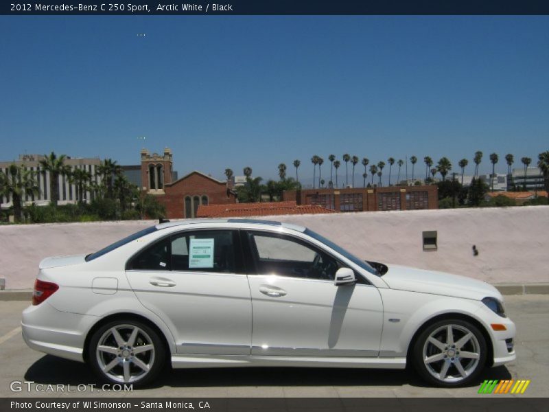  2012 C 250 Sport Arctic White