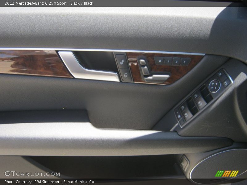 Black / Black 2012 Mercedes-Benz C 250 Sport