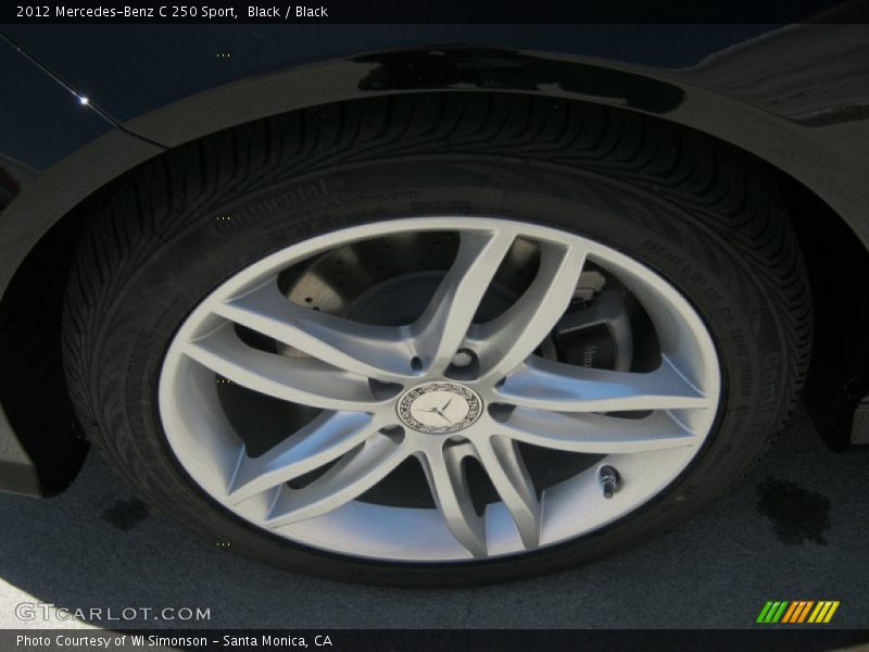 Black / Black 2012 Mercedes-Benz C 250 Sport