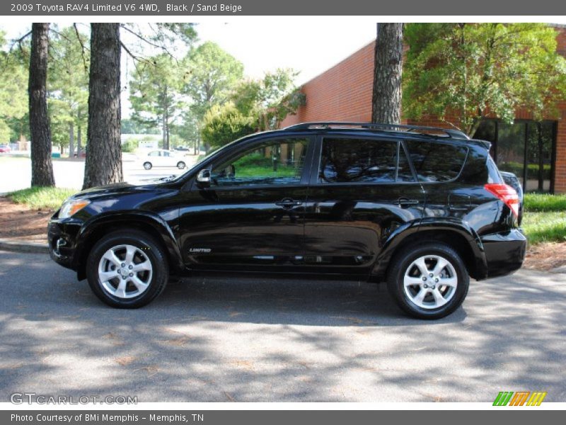 Black / Sand Beige 2009 Toyota RAV4 Limited V6 4WD