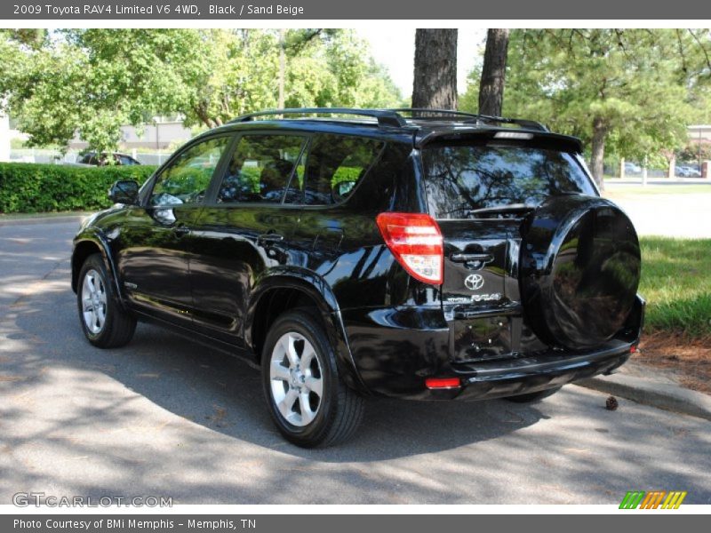 Black / Sand Beige 2009 Toyota RAV4 Limited V6 4WD