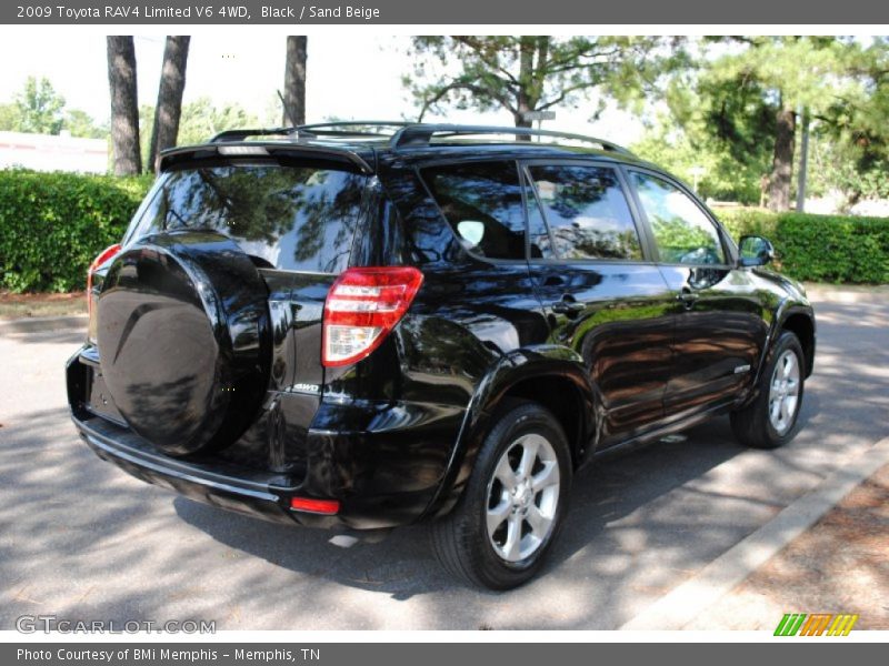 Black / Sand Beige 2009 Toyota RAV4 Limited V6 4WD