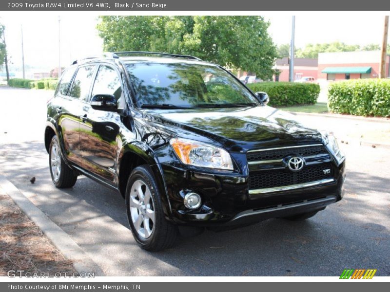 Black / Sand Beige 2009 Toyota RAV4 Limited V6 4WD