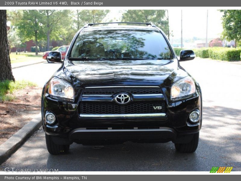 Black / Sand Beige 2009 Toyota RAV4 Limited V6 4WD