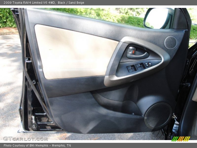 Black / Sand Beige 2009 Toyota RAV4 Limited V6 4WD