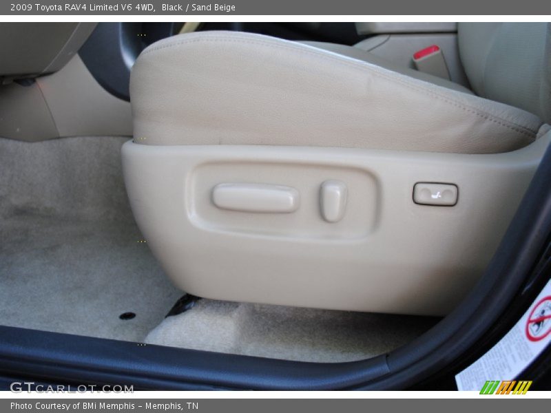 Black / Sand Beige 2009 Toyota RAV4 Limited V6 4WD
