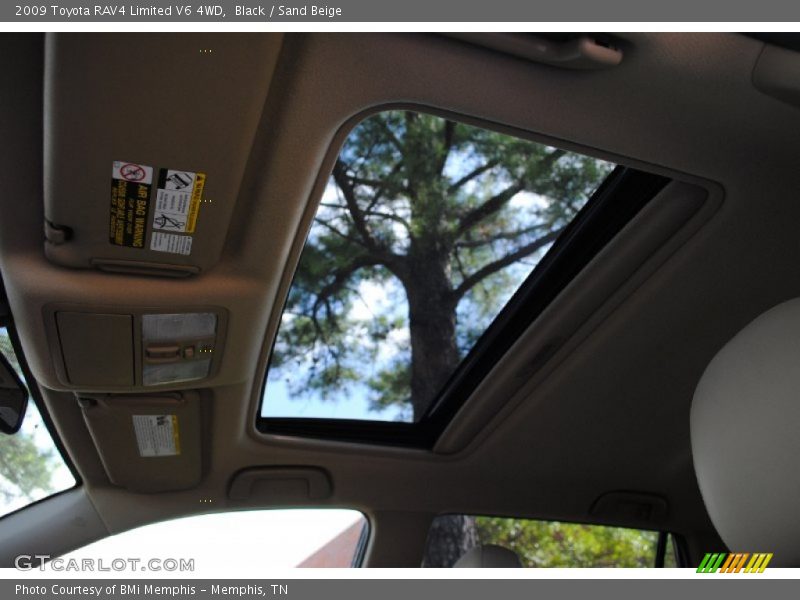 Black / Sand Beige 2009 Toyota RAV4 Limited V6 4WD