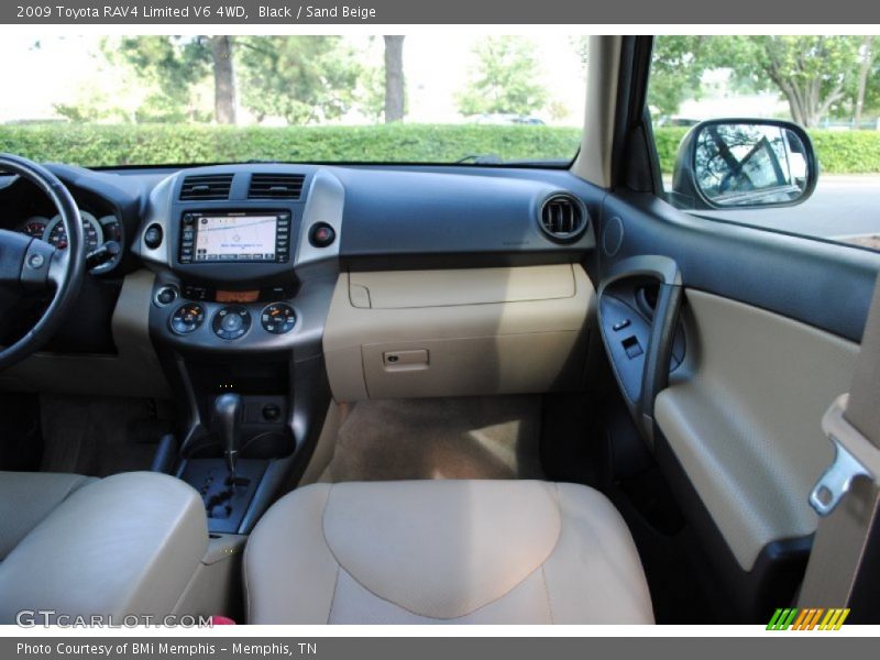 Black / Sand Beige 2009 Toyota RAV4 Limited V6 4WD
