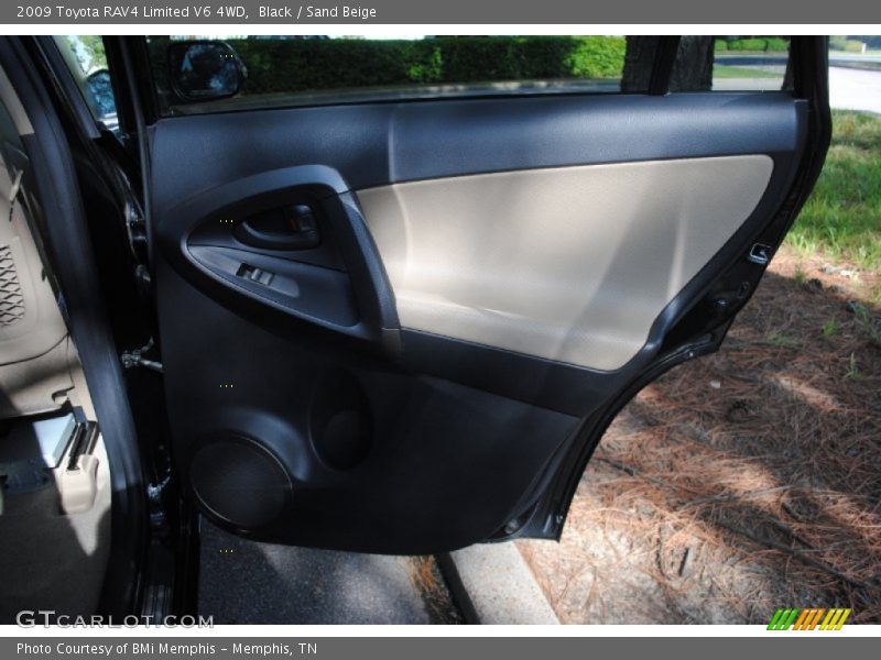 Black / Sand Beige 2009 Toyota RAV4 Limited V6 4WD
