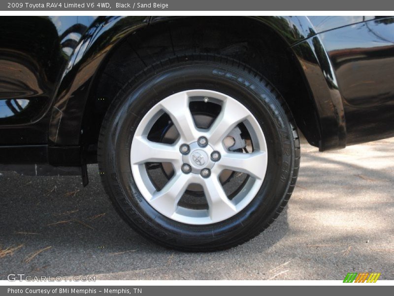 Black / Sand Beige 2009 Toyota RAV4 Limited V6 4WD