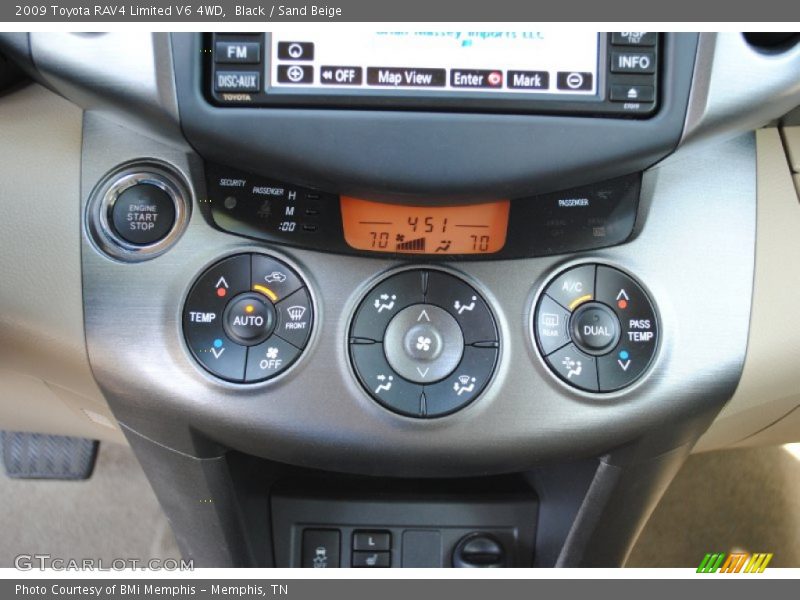 Black / Sand Beige 2009 Toyota RAV4 Limited V6 4WD