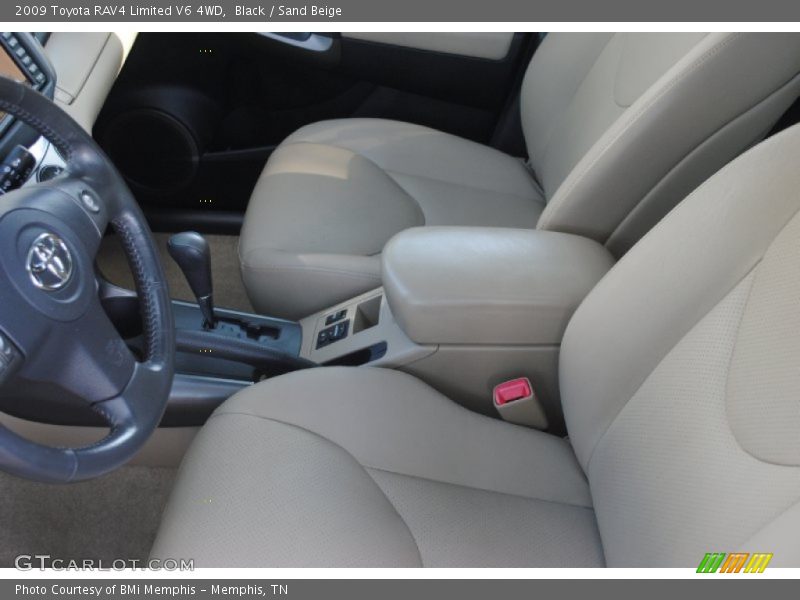 Black / Sand Beige 2009 Toyota RAV4 Limited V6 4WD