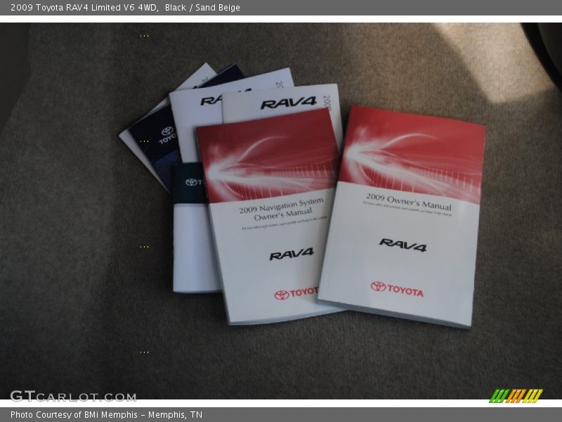 Black / Sand Beige 2009 Toyota RAV4 Limited V6 4WD