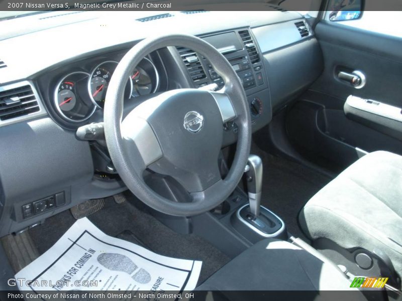 Magnetic Grey Metallic / Charcoal 2007 Nissan Versa S