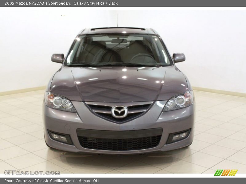 Galaxy Gray Mica / Black 2009 Mazda MAZDA3 s Sport Sedan
