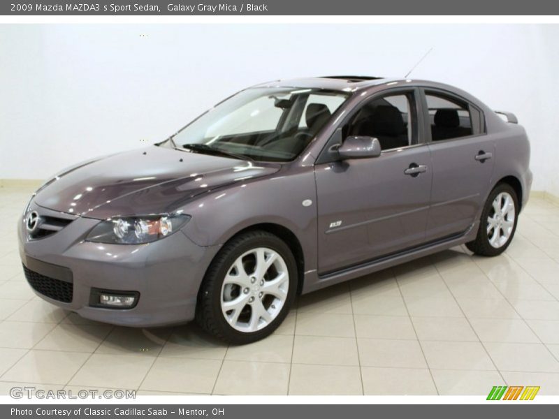 Front 3/4 View of 2009 MAZDA3 s Sport Sedan